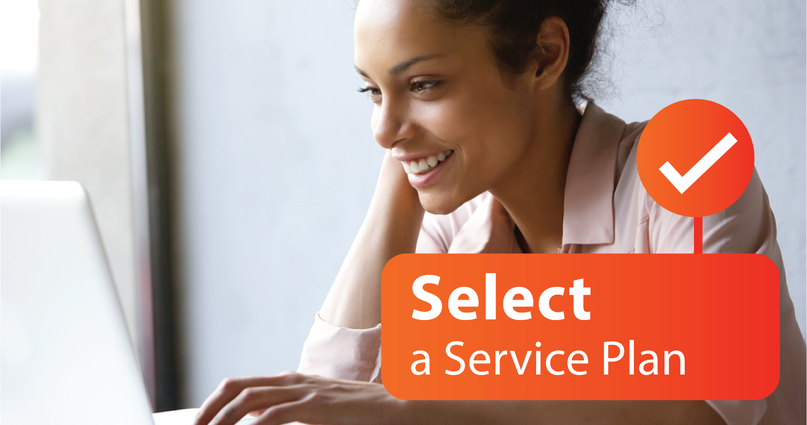 Select a service plan.